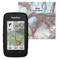 Twonav Cross Plus Azul (32 Gb) + Francia Topo Full Sykkelcomputer