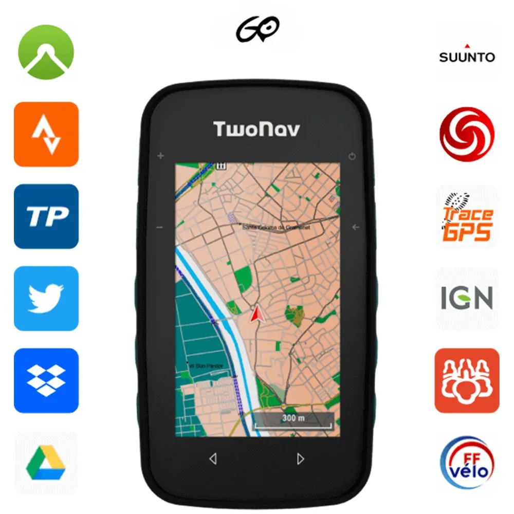Twonav Cross Plus Gps Sykkelcomputer, Black, One Size Twonav Cross Plus Gps Sykkelcomputer, Black, One Size