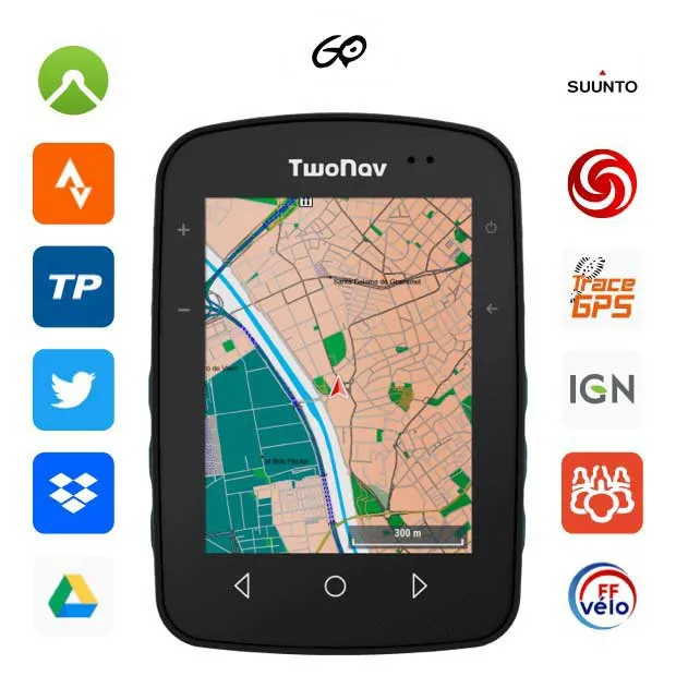 Twonav Gps Terra Sykkelcomputer, Blue, One Size