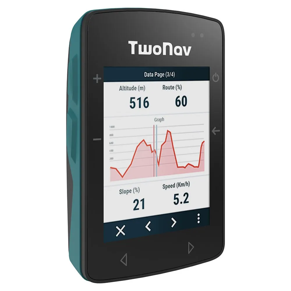 Twonav Roc 32gb Sykkelcomputer, Blue, One Size