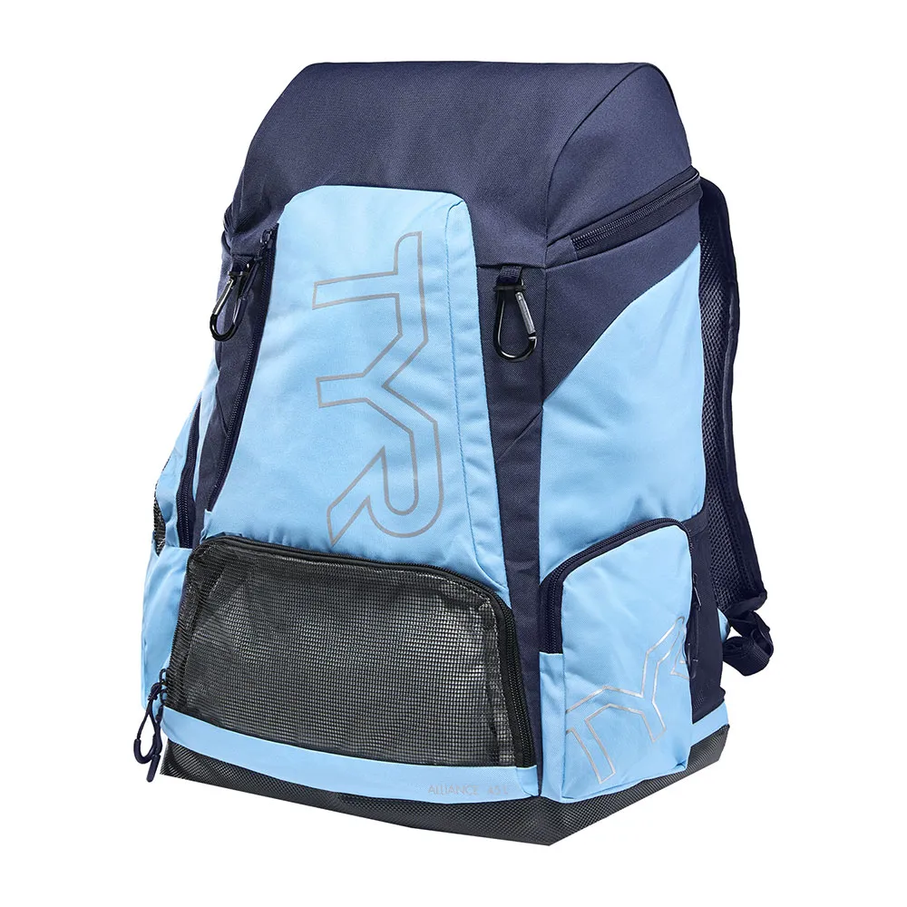 TYR Alliance 45l Ryggsekk unisex, Light blue / navy, One Size TYR Alliance 45l Ryggsekk unisex, Light blue / navy, One Size