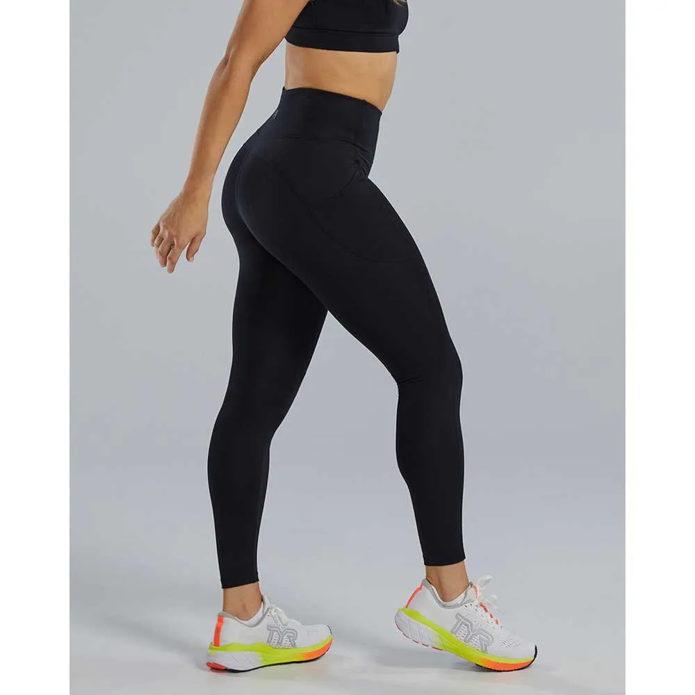 TYR Base Kinetic 28´´ Pocket Leggings Med Høy Midje female