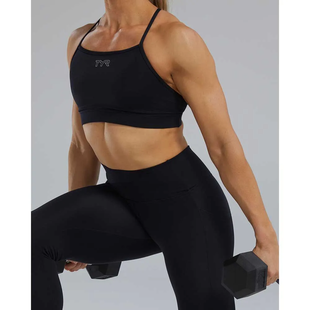 TYR Base Kinetic 28´´ Pocket Leggings Med Høy Midje female