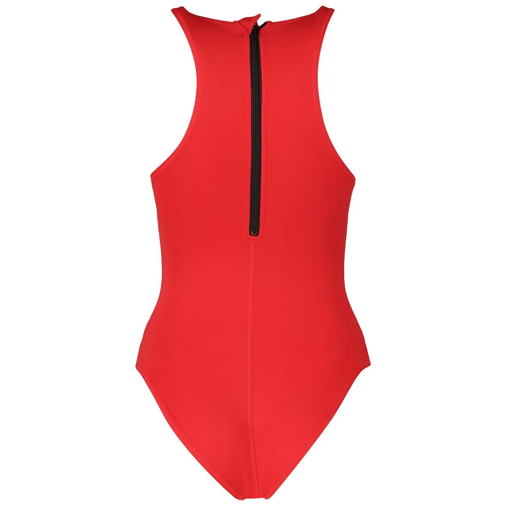 TYR Breakaway Solid Waterpolo Badetøy female, Red