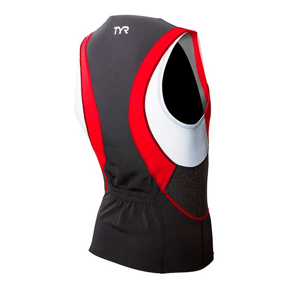 TYR Competitor Ermeløs Triatlontrøye Refurbished, Black / red TYR Competitor Ermeløs Triatlontrøye Refurbished, Black / red