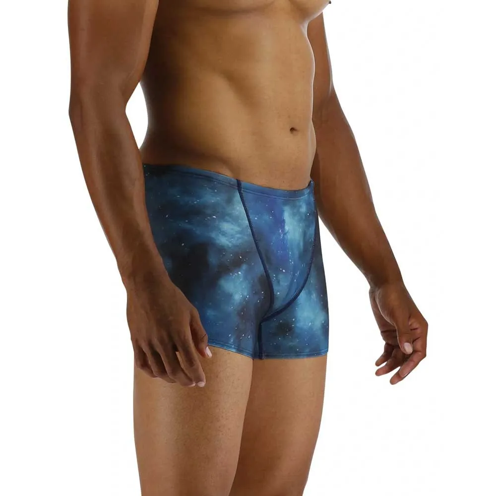 TYR Cosmic Night Badeshorts Boxer male, Teal / multi TYR Cosmic Night Badeshorts Boxer male, Teal / multi