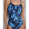 TYR Crosscutfit Tieback - Durafast Elite - Reflecta Badetøy female, Blue ice