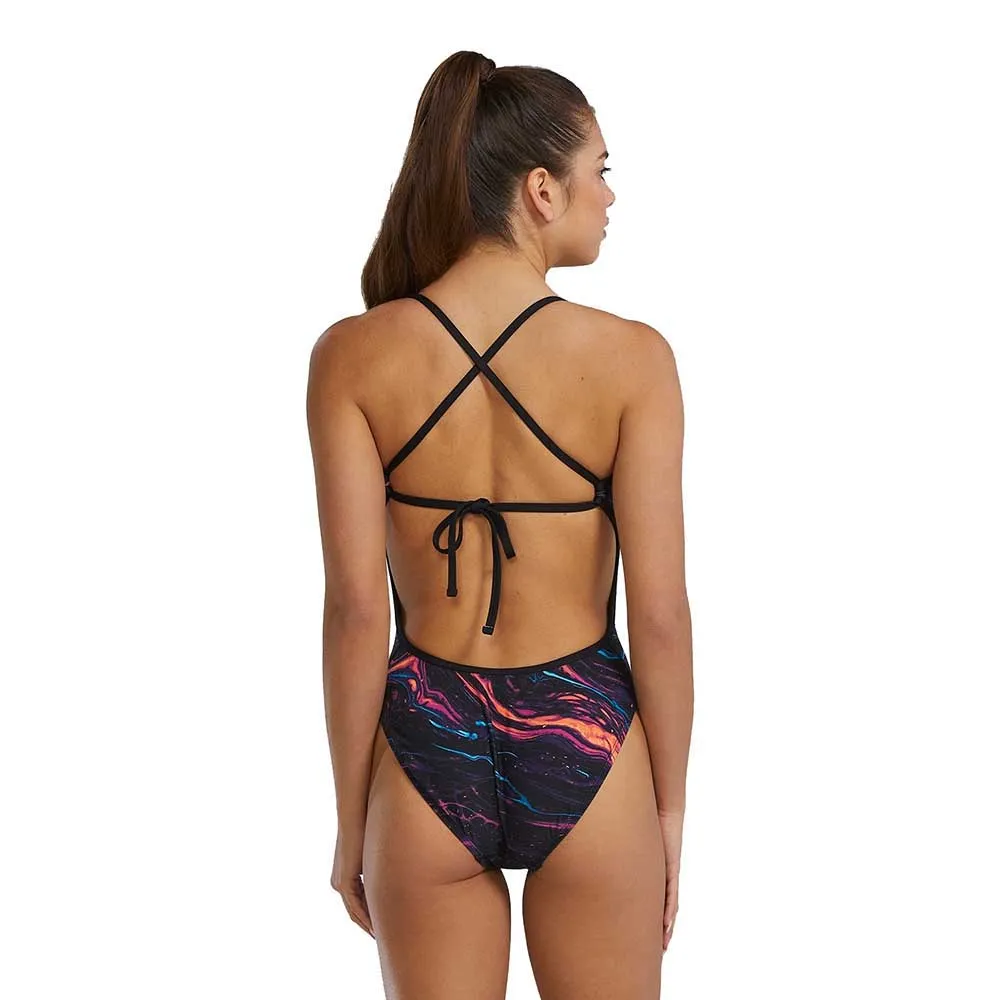 TYR Durafast Elite Crosscut Tieback Magmata Badetøy female