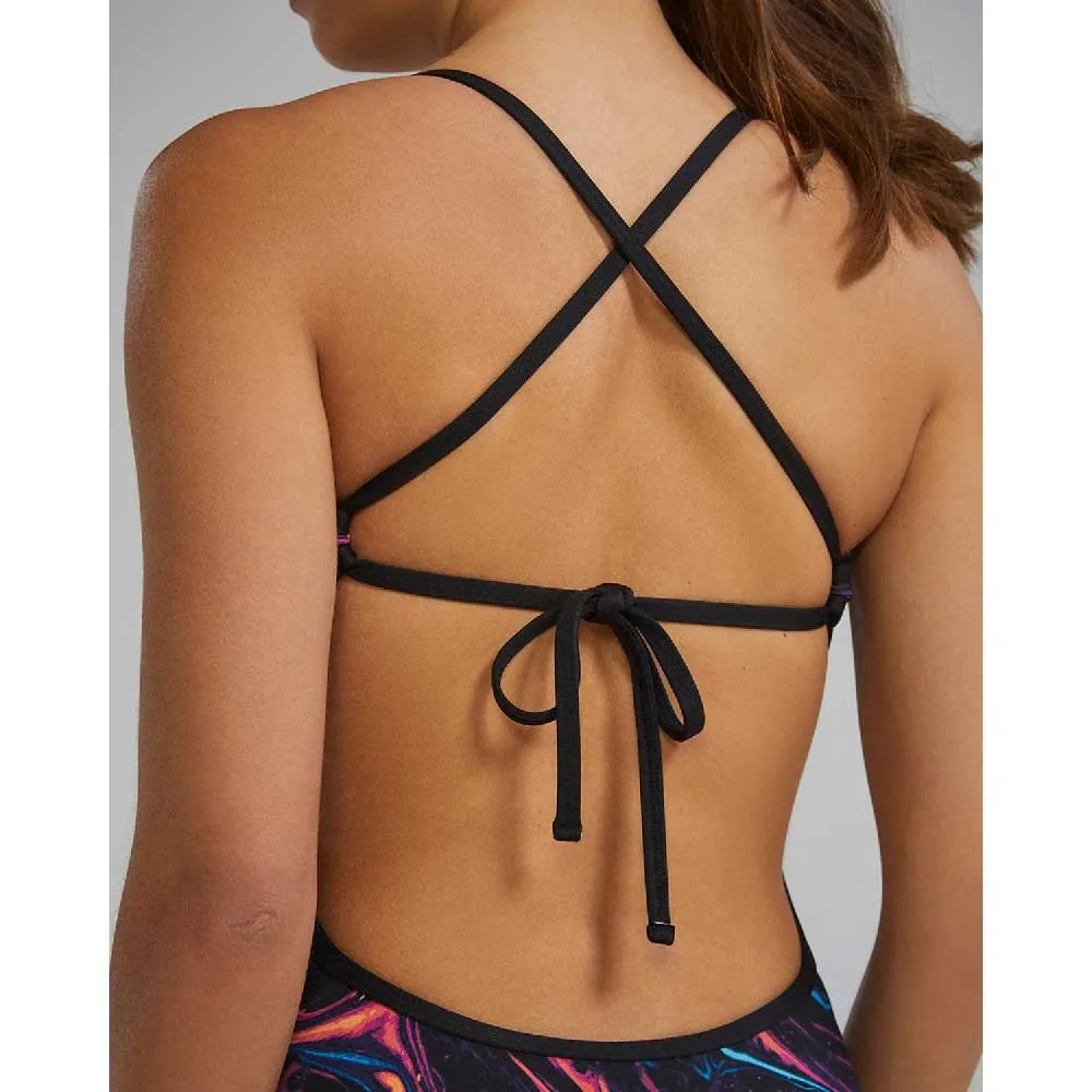TYR Durafast Elite Crosscut Tieback Magmata Badetøy female