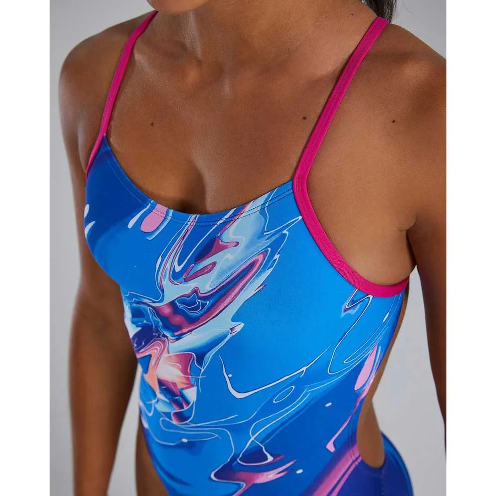 TYR Durafast Elite Cutoutfit Abstractai Badetøy female TYR Durafast Elite Cutoutfit Abstractai Badetøy female