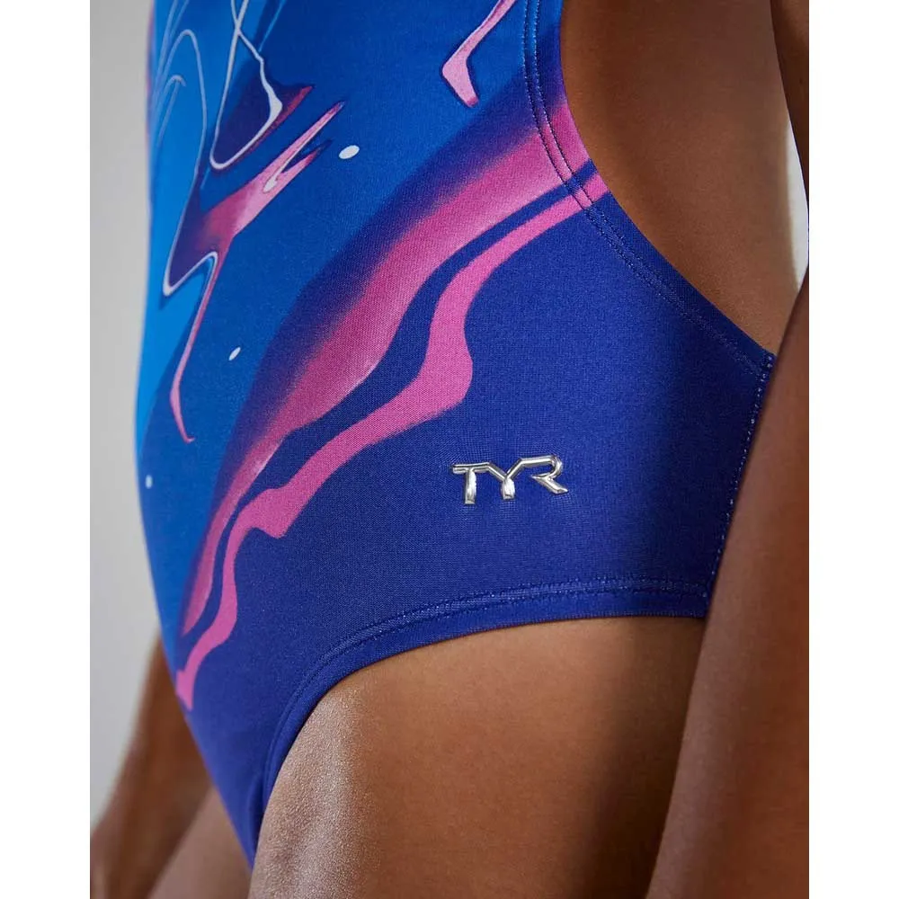 TYR Durafast Elite Cutoutfit Abstractai Badetøy female TYR Durafast Elite Cutoutfit Abstractai Badetøy female