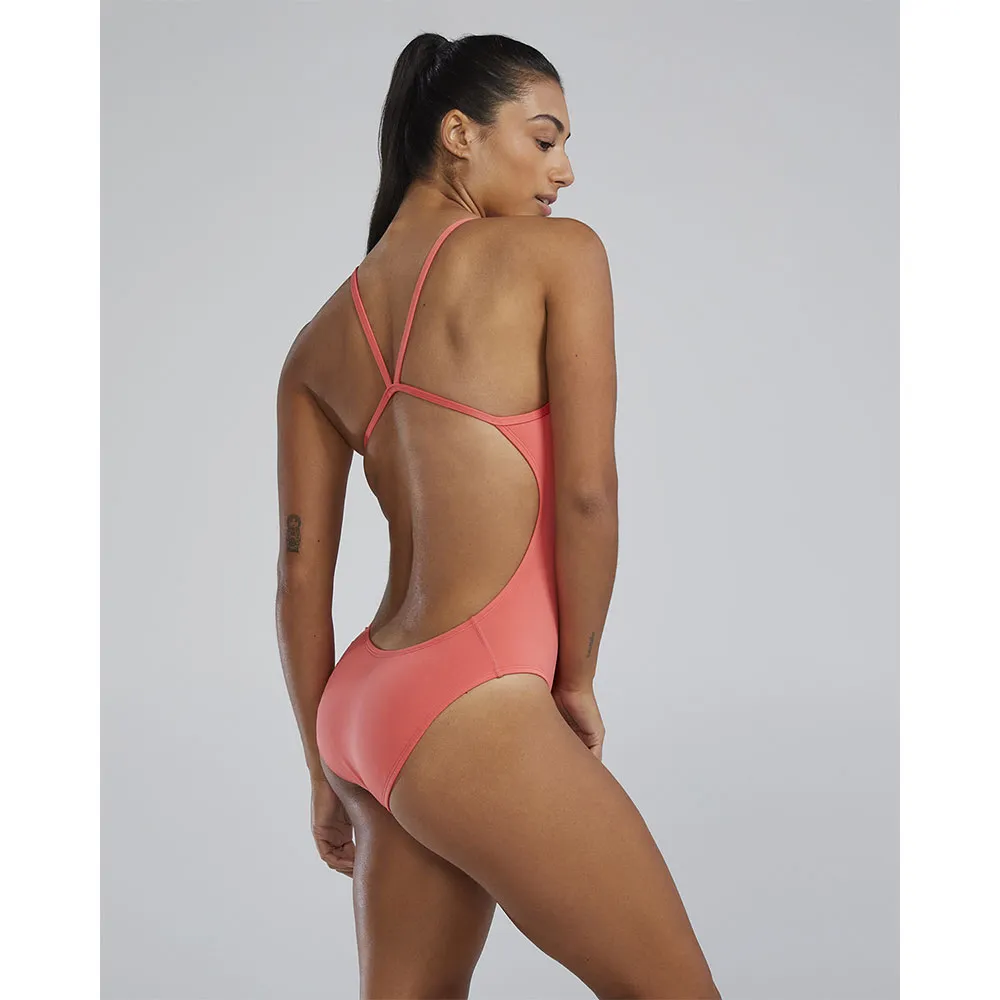 TYR Durafast Elite Cutoutfit Solid Badetøy female TYR Durafast Elite Cutoutfit Solid Badetøy female