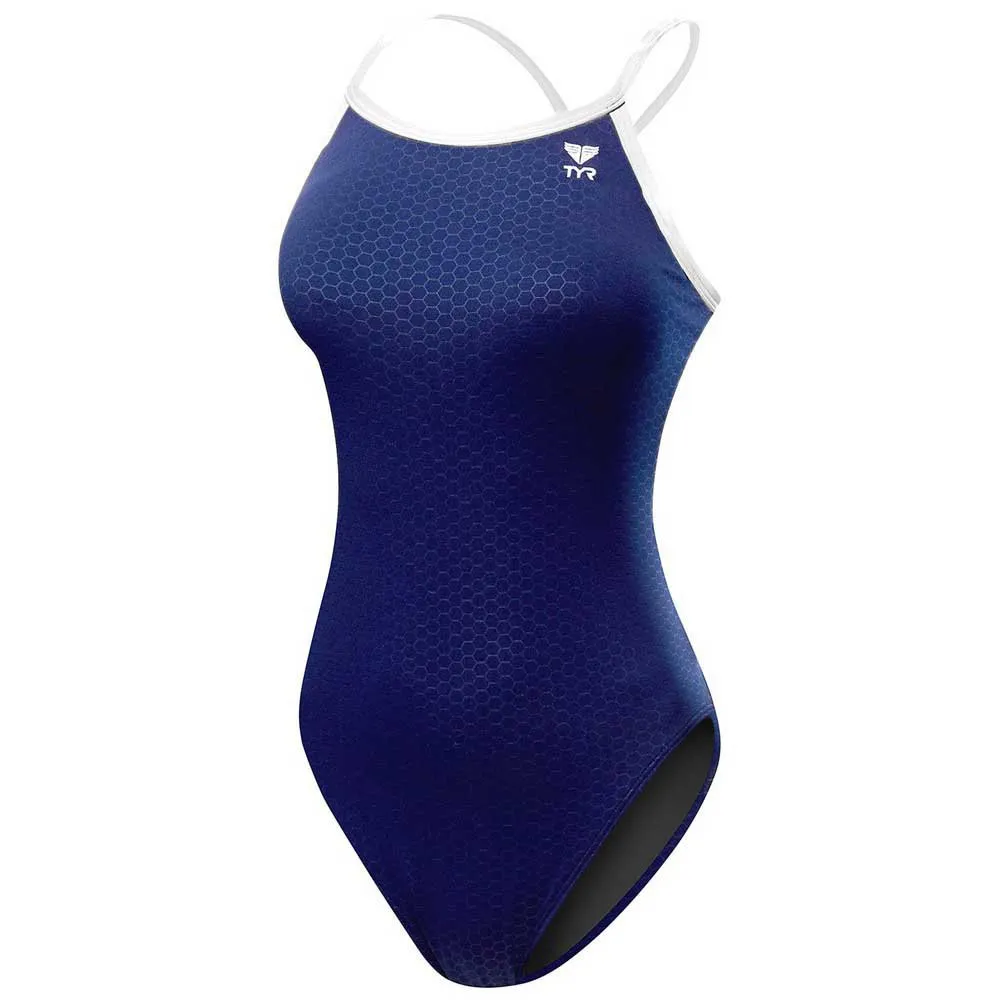 TYR Hexa Diamondfit Badetøy Refurbished female, Navy / white