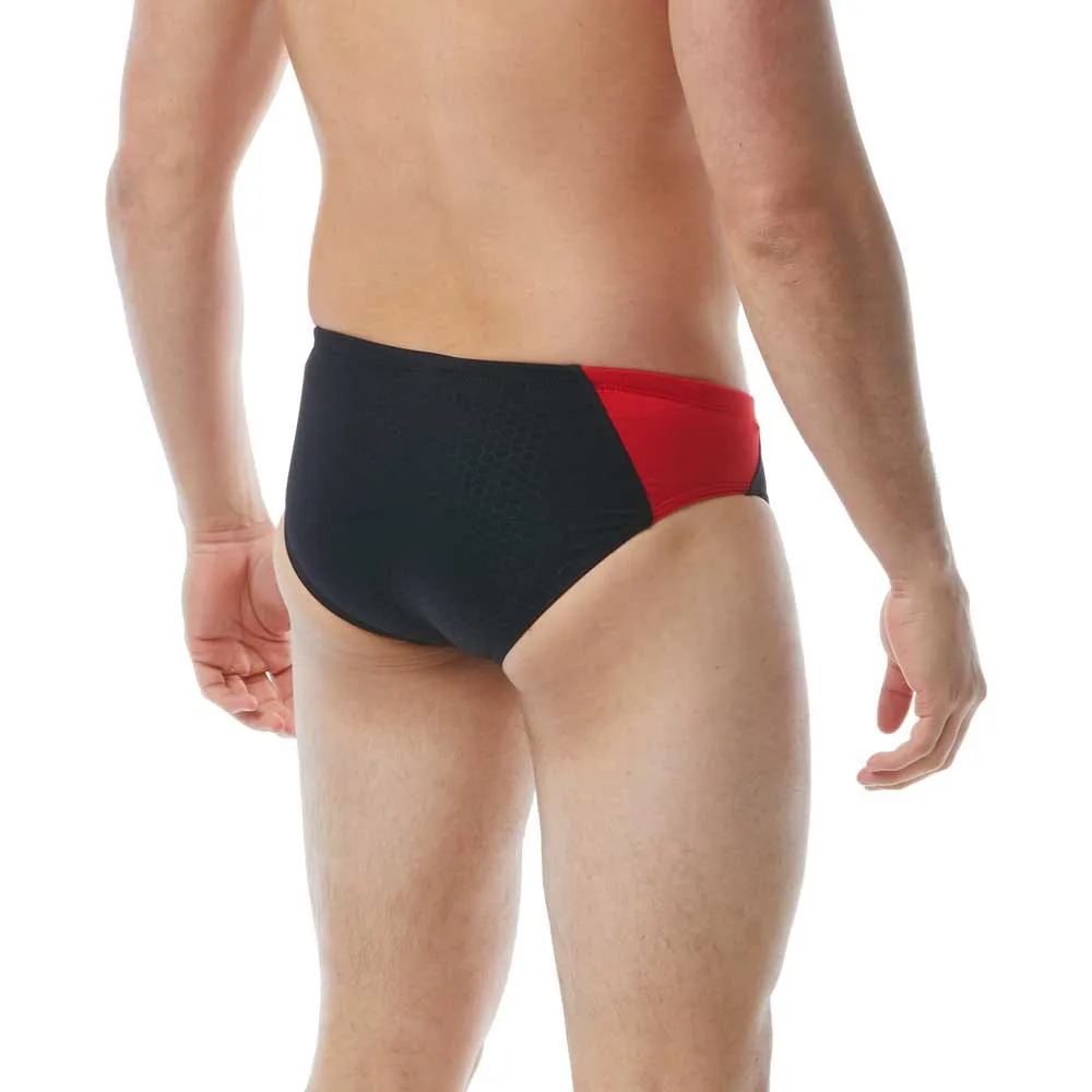 TYR Hexa Splice Blade Racer Badetrusser male, Black / red TYR Hexa Splice Blade Racer Badetrusser male, Black / red