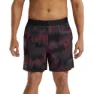 TYR Hydrosphere Unlined 7 Inch Spectrik Badebukse, Black / burgundy