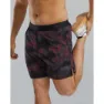TYR Hydrosphere Unlined 7 Inch Spectrik Badebukse, Black / burgundy