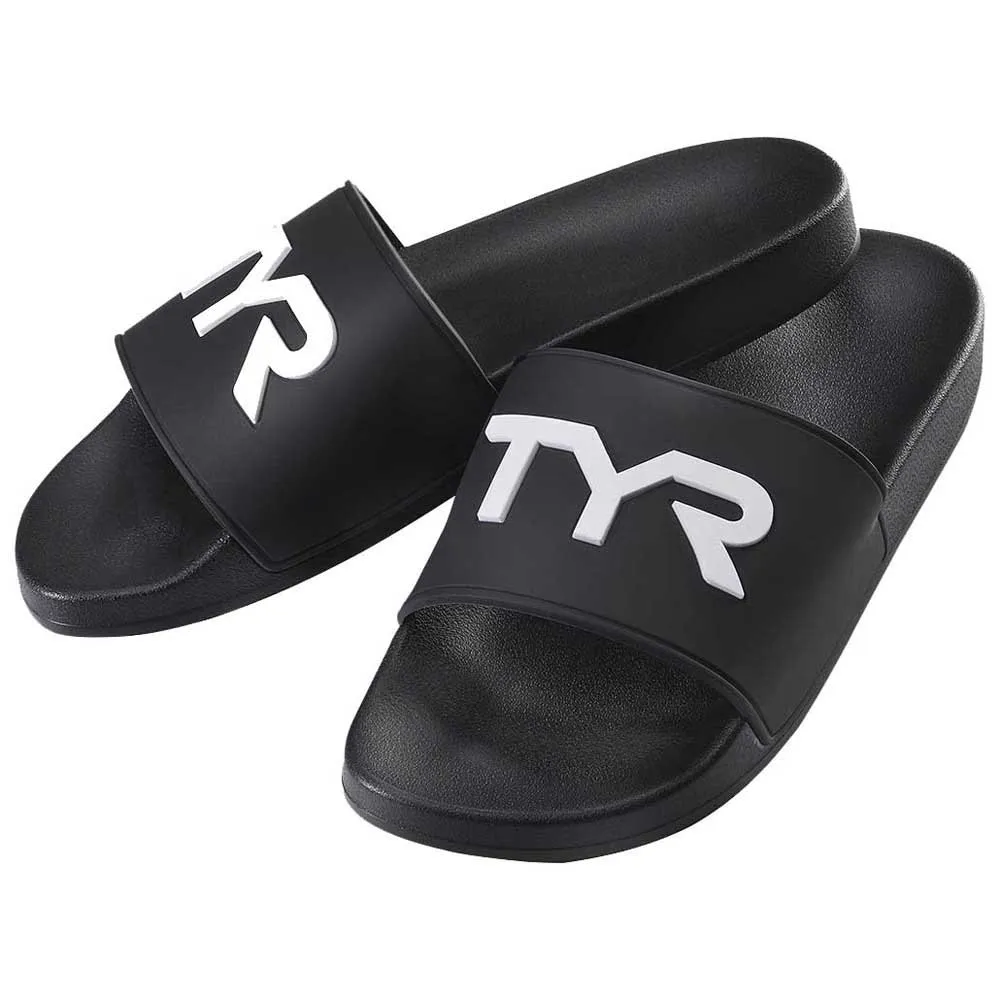 TYR Podium Alpha Deck Badesandal female, Black, EU 36