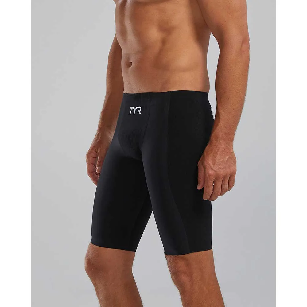 TYR Shockwave Solid High Waisted Jammer male, Black / black