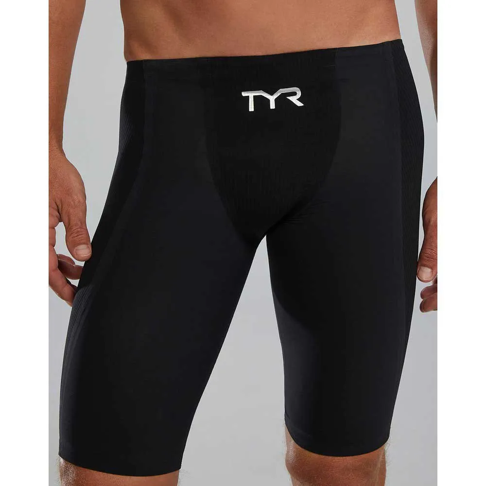 TYR Shockwave Solid High Waisted Jammer male, Black / black