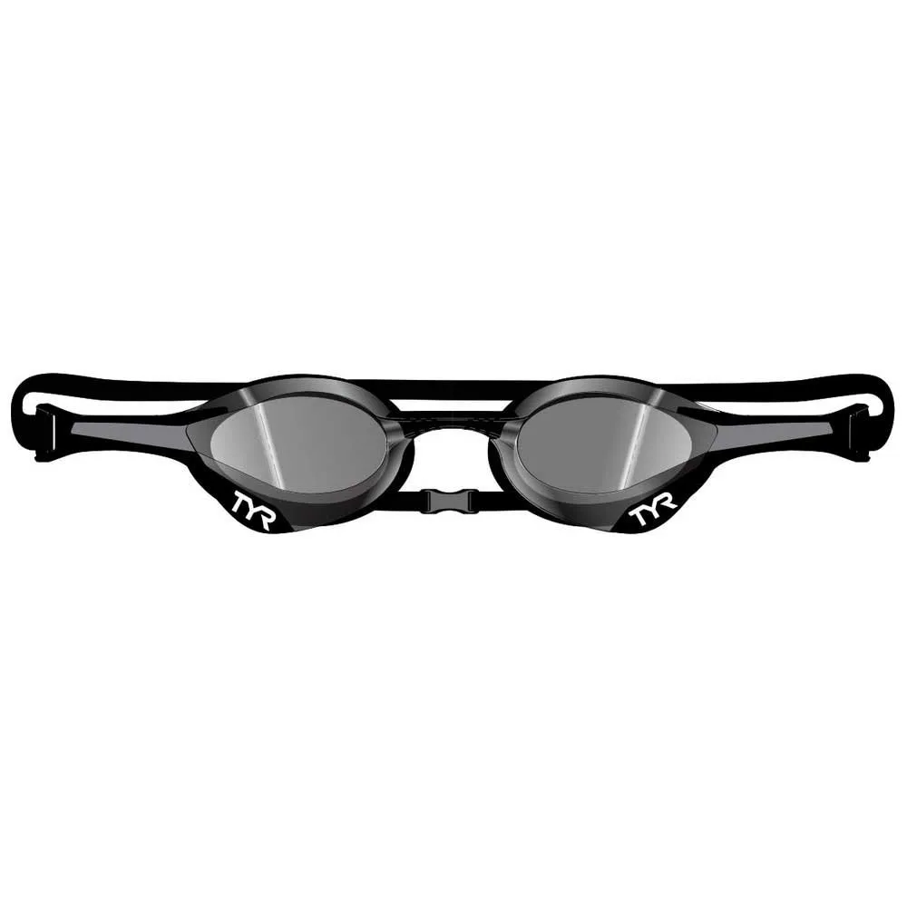 TYR Tracer X Elite Race Speil-svømmebriller unisex, Silver / black / silver, One Size