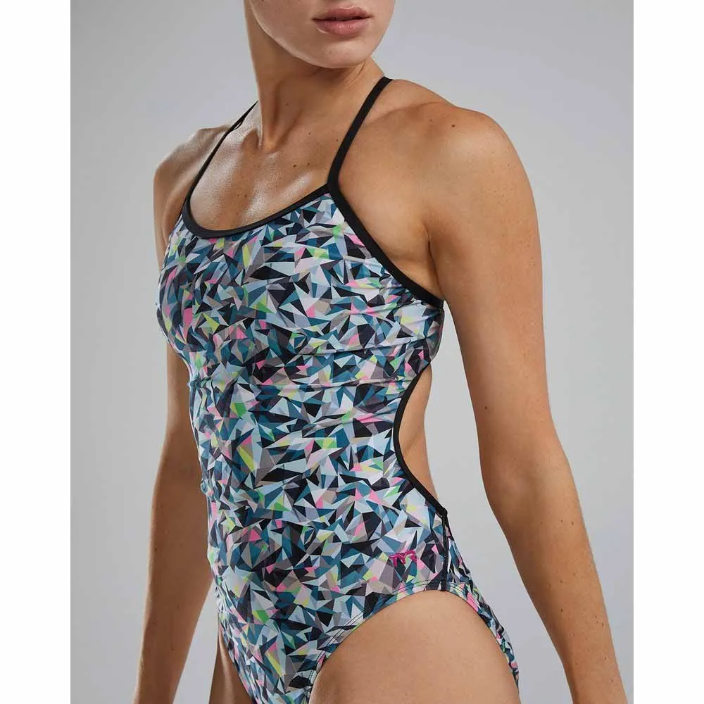 TYR Trinityfit Prsmbrk Badetøy female, Black / multi