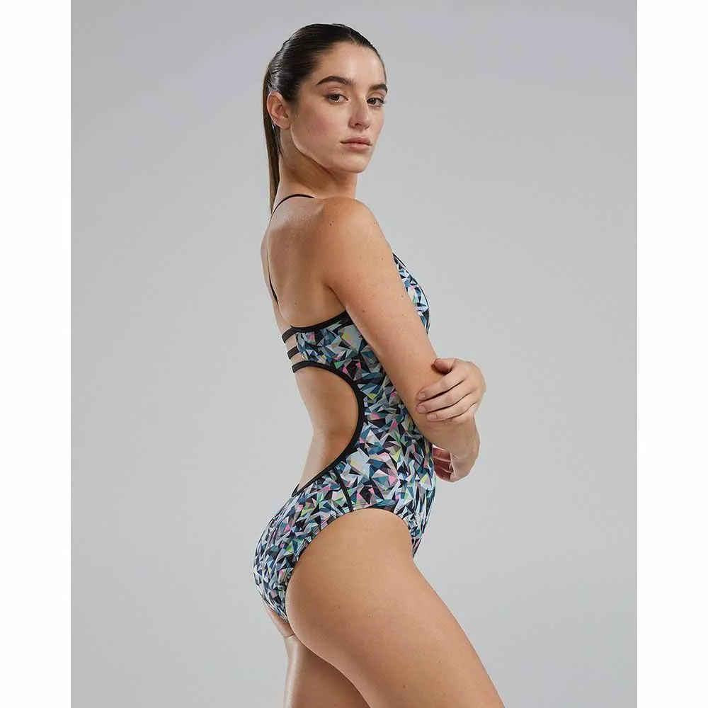 TYR Trinityfit Prsmbrk Badetøy female, Black / multi