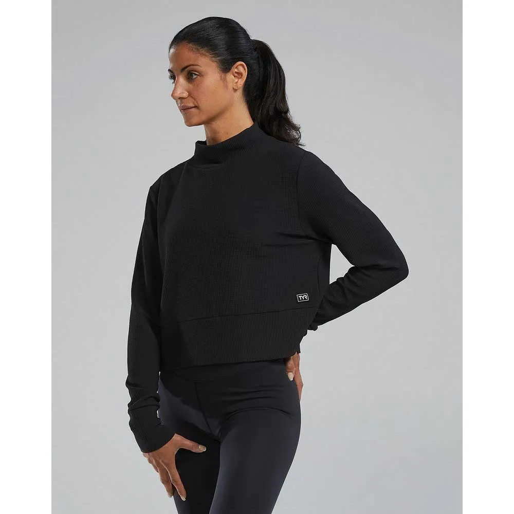 TYR Waffle Cropped Genser female TYR Waffle Cropped Genser female