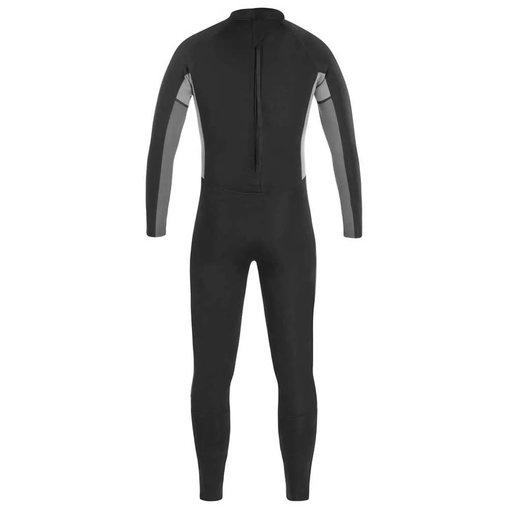Ub Blacktip Langermet Neopren Våtdrakt unisex, Black / grey, S
