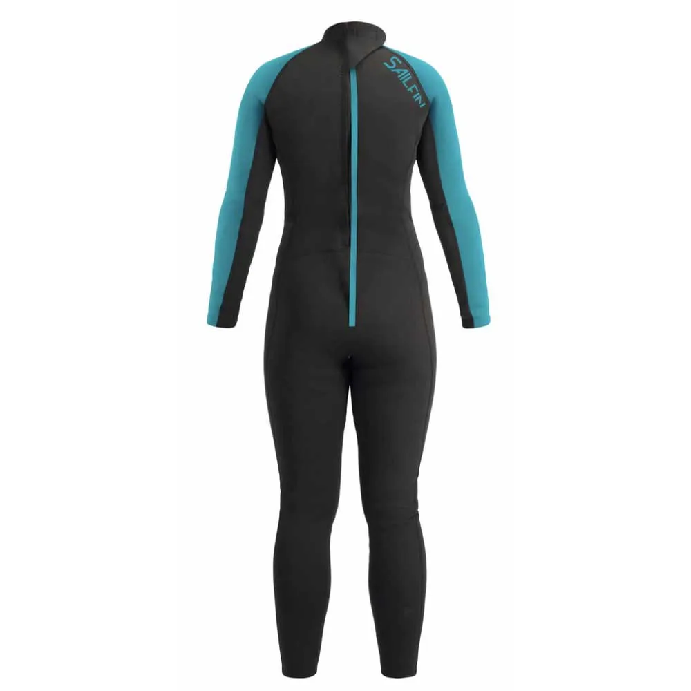 Ub Sailfin Langermet Neopren Våtdrakt unisex, Black / aqua, XL Ub Sailfin Langermet Neopren Våtdrakt unisex, Black / aqua, XL