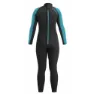 Ub Sailfin Langermet Neopren Våtdrakt unisex, Black / aqua, XL