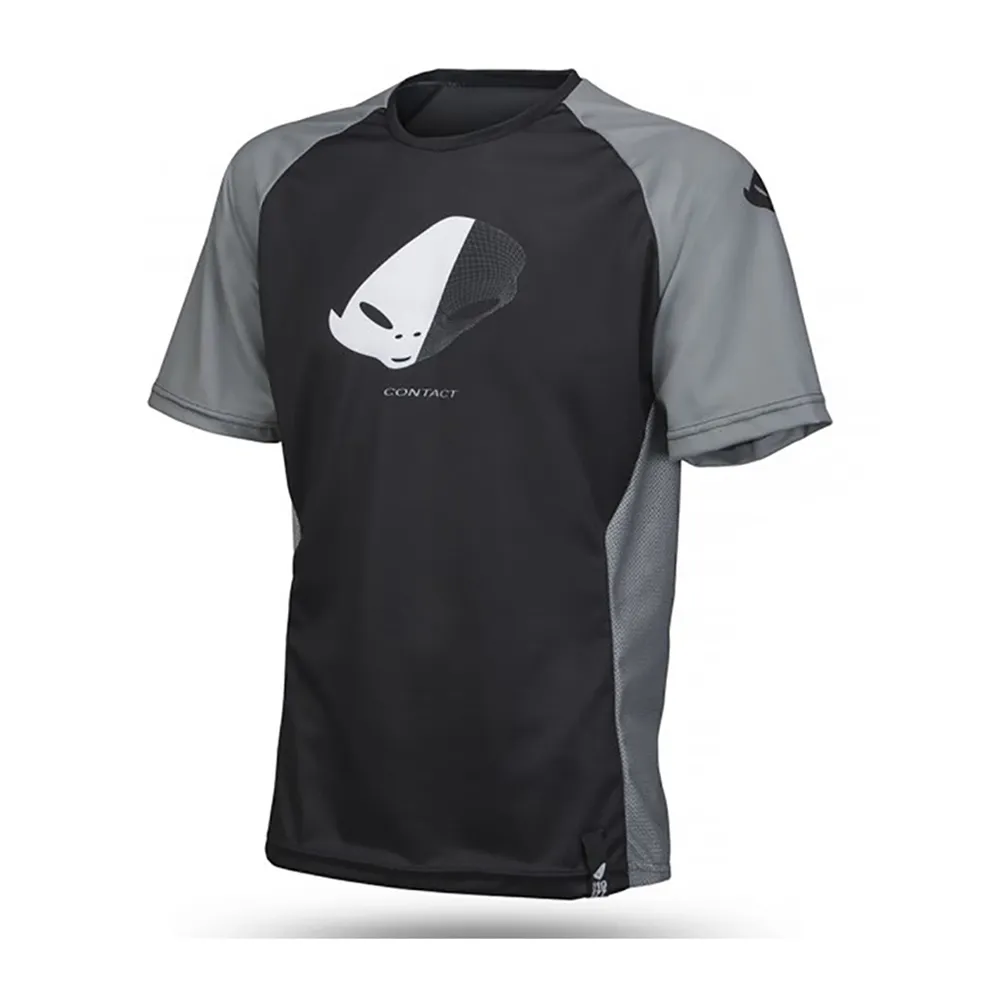 UFO Contact Kortskjortet Enduro-sykkeltrøye, Black, S