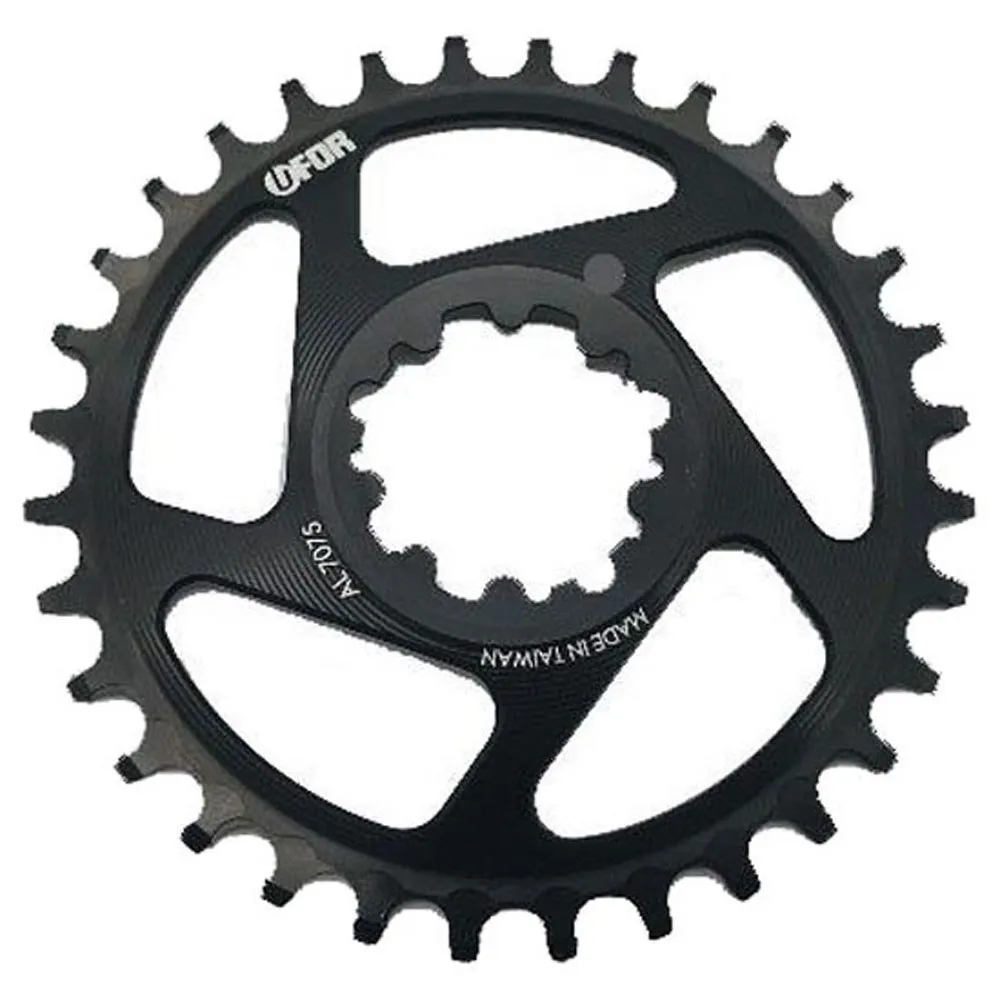 Ufor Round Direct Mount Boost Chainring, Black, 30t
