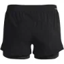Under Armour 2 In 1 Iso Chill Run Korte Leggings female, Black / black