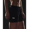 Under Armour 2 In 1 Iso Chill Run Korte Leggings female, Black / black