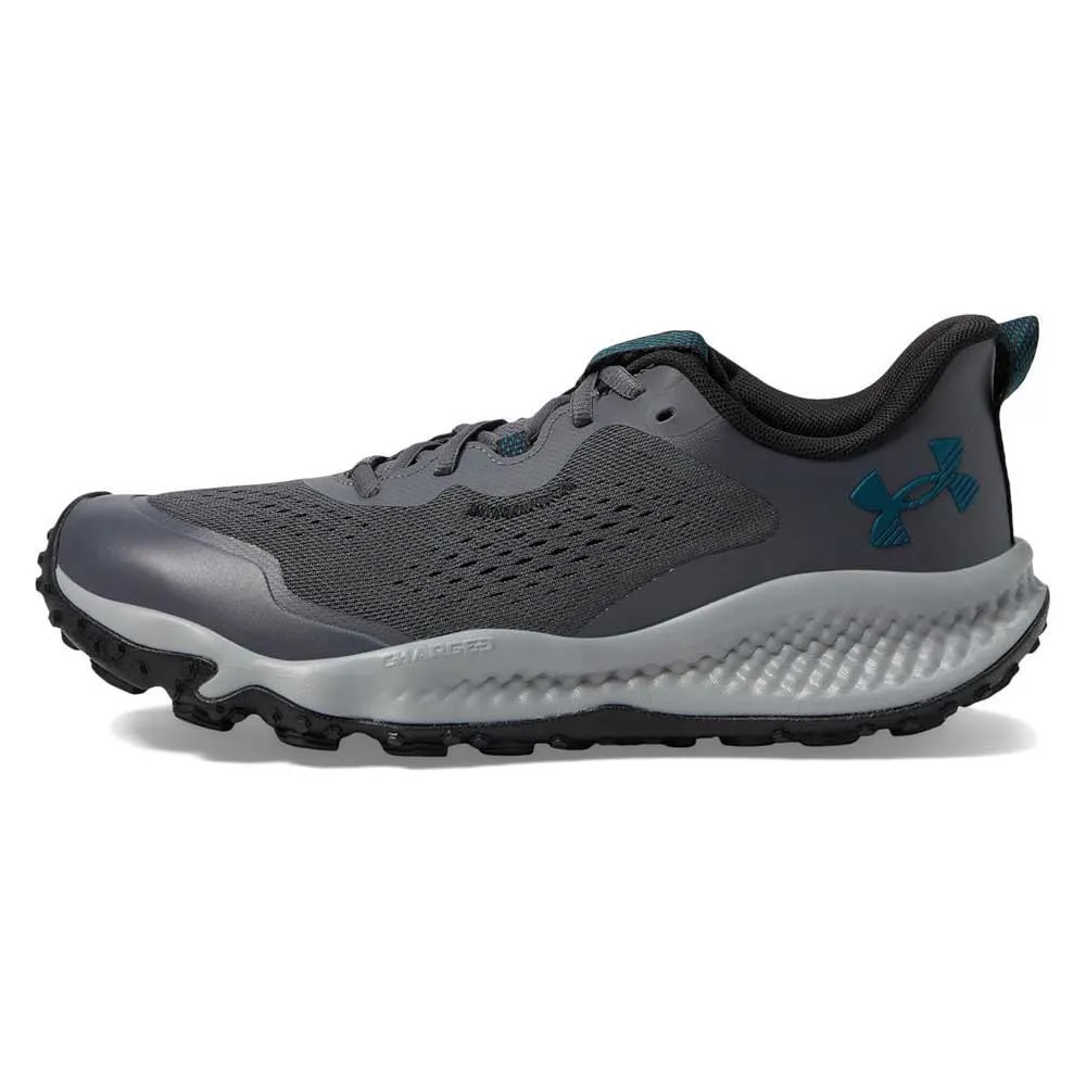 Under Armour Charged Maven Trail Løpesko male, Castlerock / black / hydro teal