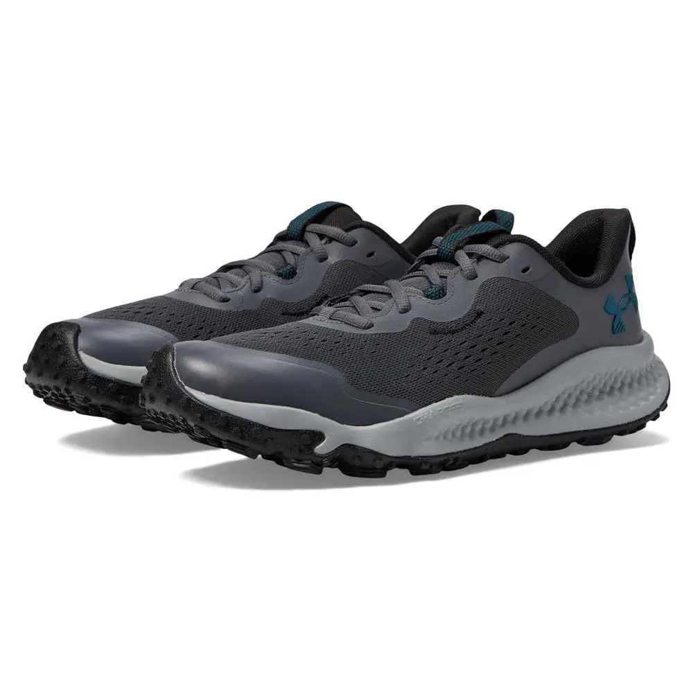 Under Armour Charged Maven Trail Løpesko male, Castlerock / black / hydro teal