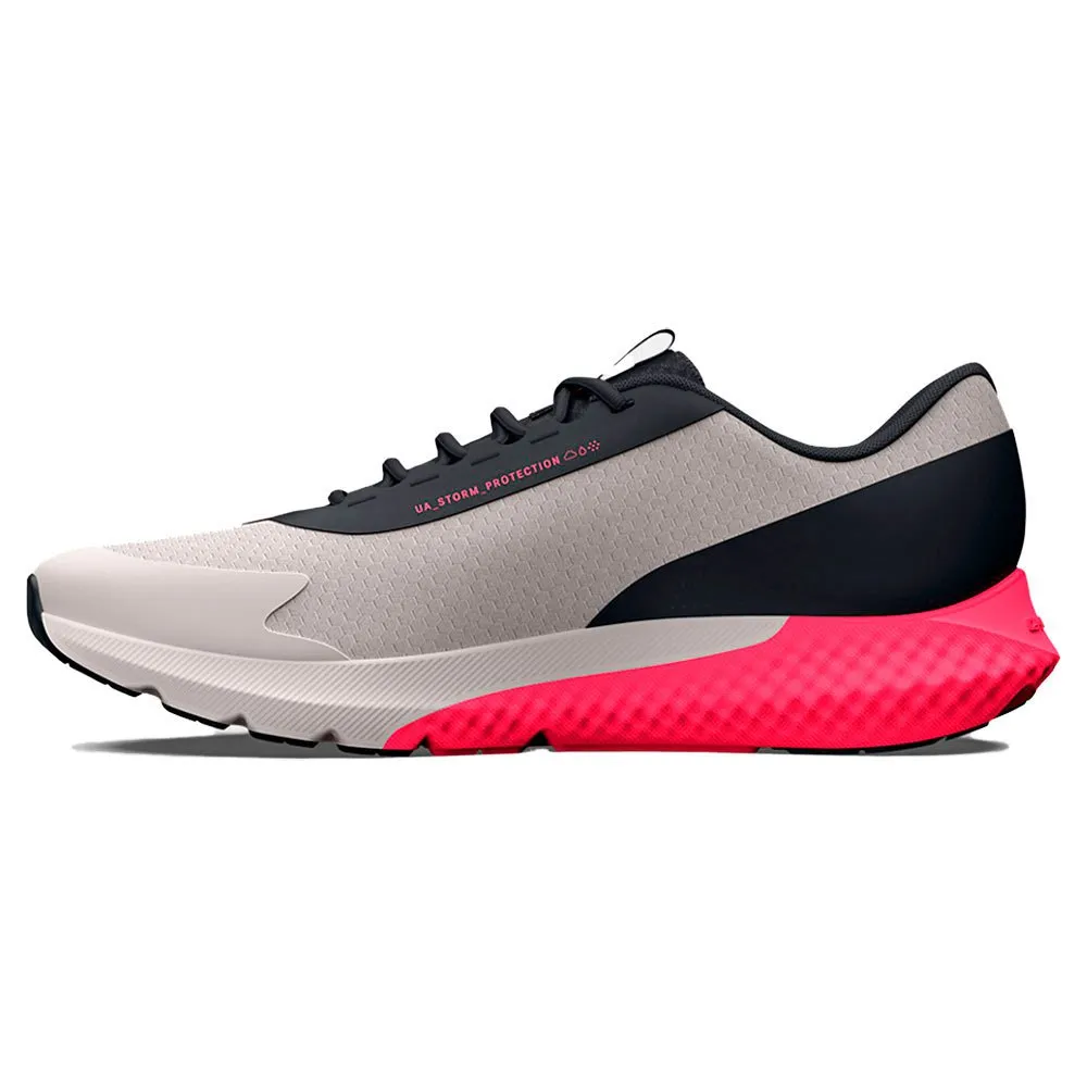 Under Armour Charged Rogue 3 Storm Løpesko female, White clay / black 001 / formula orange 801