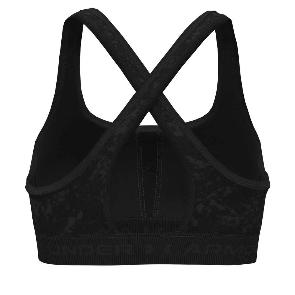 Under Armour Crossback Print Sports-bh Med Medium Støtte Under Armour Crossback Print Sports-bh Med Medium Støtte