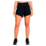 Under Armour Fly By Elite 5in Shorts female, Black / black / reflective