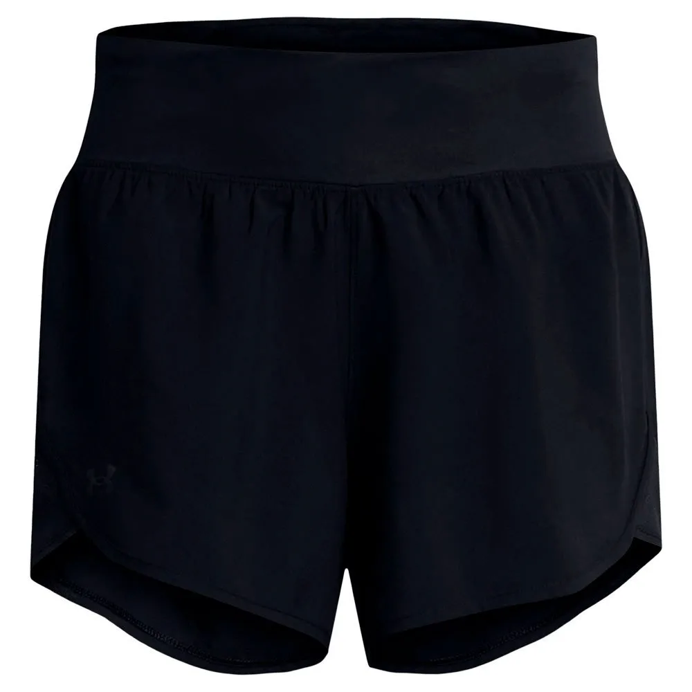 Under Armour Fly By Elite 5in Shorts female, Black / black / reflective