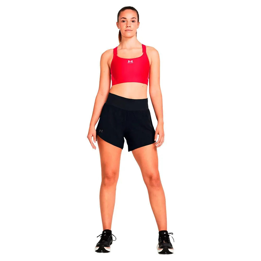 Under Armour Fly By Elite 5in Shorts female, Black / black / reflective