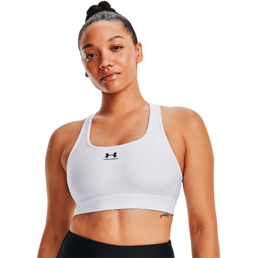 Under Armour Heatgear Padless Sports-bh Med Medium Støtte Under Armour Heatgear Padless Sports-bh Med Medium Støtte