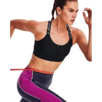 Under Armour Infinity Zip Sports-bh Med Høy Effekt Under Armour Infinity Zip Sports-bh Med Høy Effekt