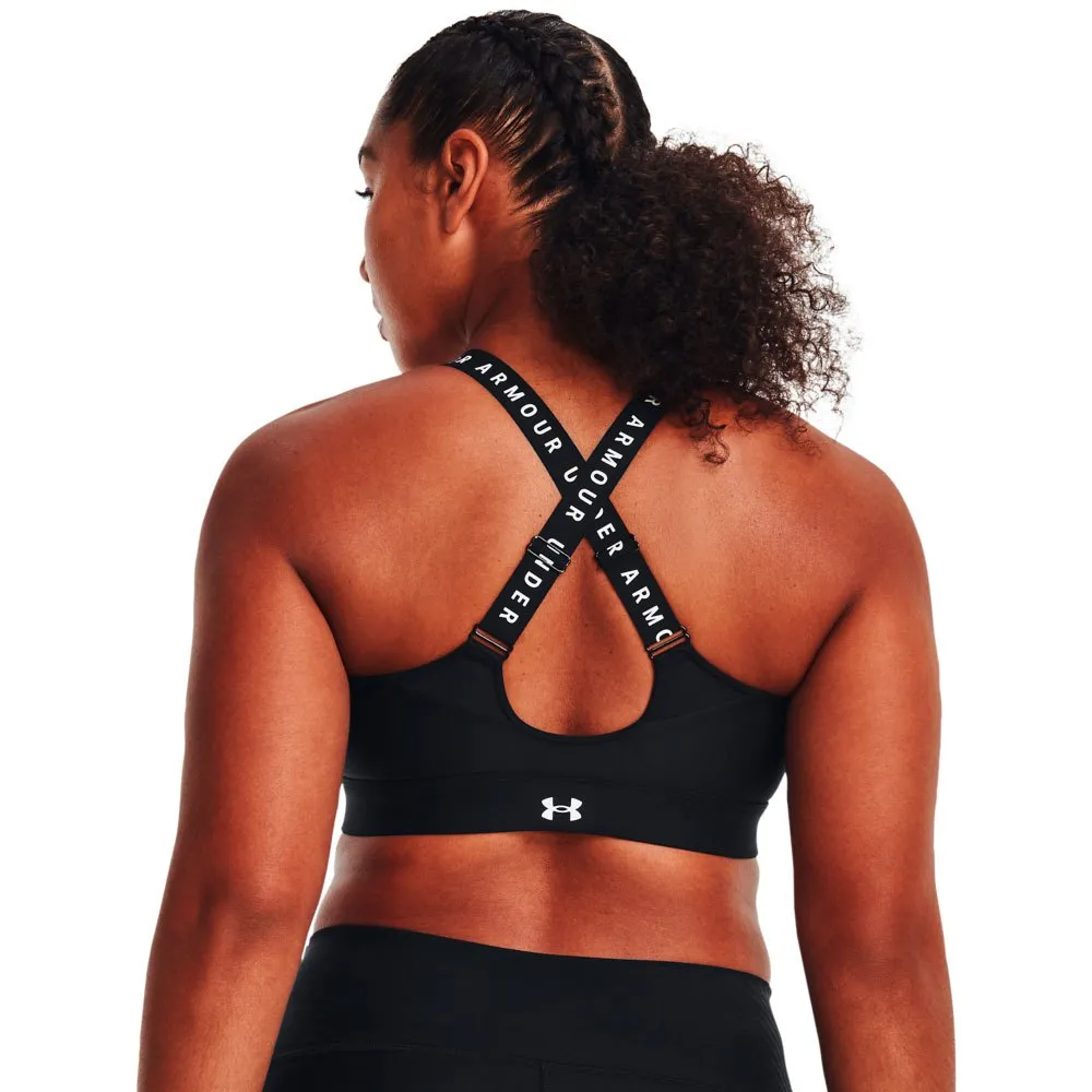 Under Armour Infinity Zip Sports-bh Med Høy Effekt Under Armour Infinity Zip Sports-bh Med Høy Effekt