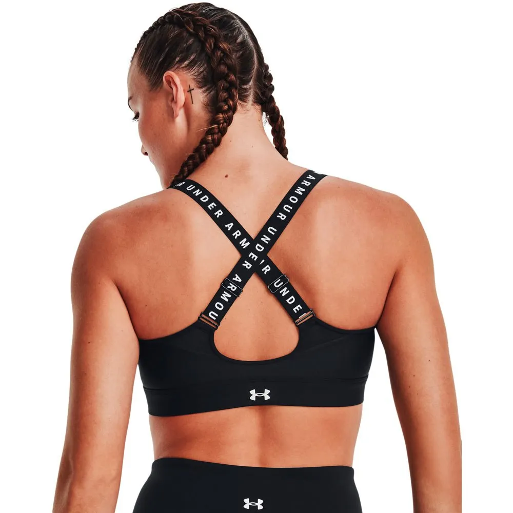 Under Armour Infinity Zip Sports-bh Med Høy Effekt Under Armour Infinity Zip Sports-bh Med Høy Effekt