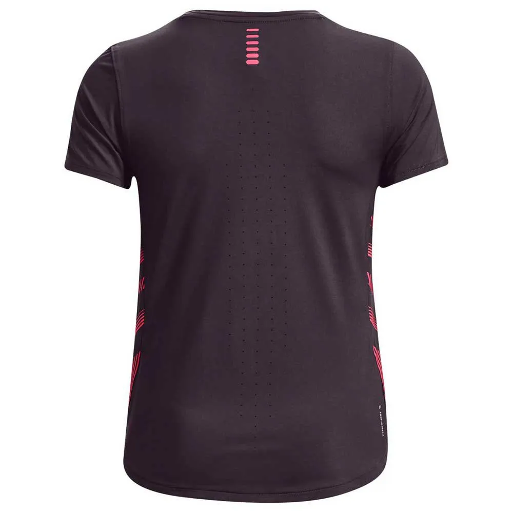 Under Armour Iso-chill Laser Ii Kortarmet T-skjorte female, Tux purple / reflective