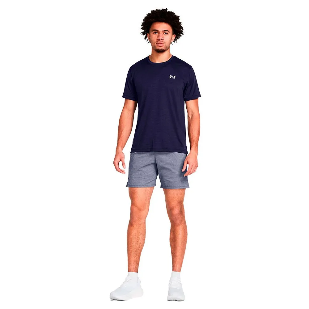 Under Armour Launch Elite 7in Hthr Shorts male, Midnight navy fade heather / midnight navy / reflective