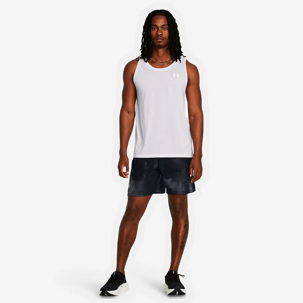 Under Armour Launch Elite 7in Print Shorts male, Black / black / reflective Under Armour Launch Elite 7in Print Shorts male, Black / black / reflective