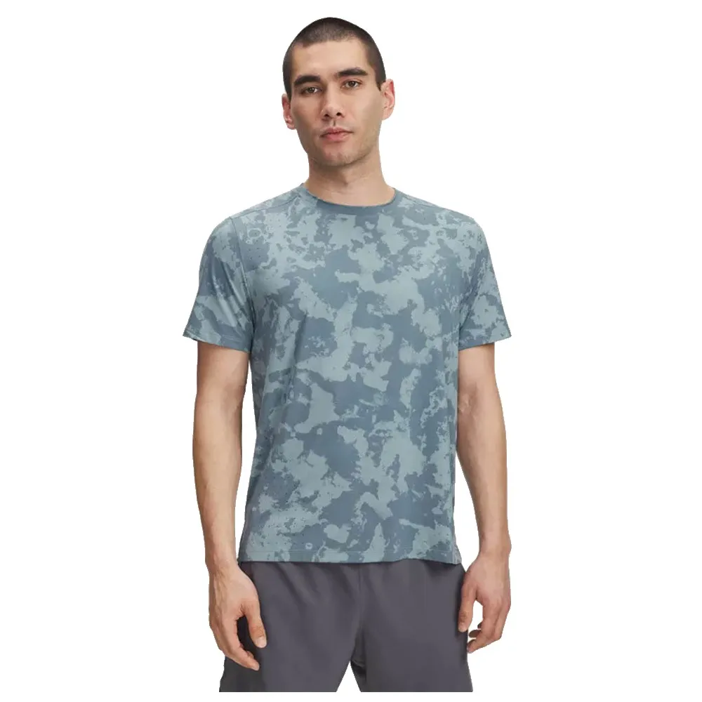 Under Armour Launch Elite Printed Kortarmet T-skjorte male Under Armour Launch Elite Printed Kortarmet T-skjorte male