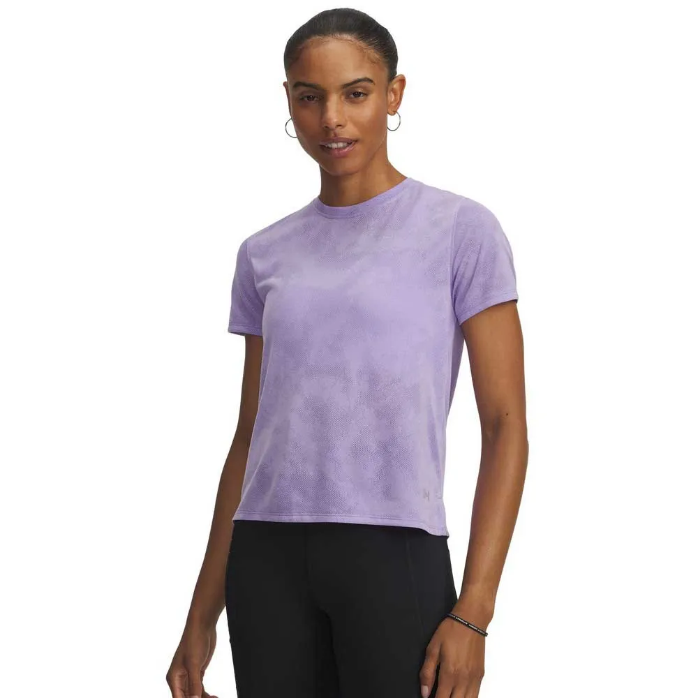 Under Armour Launch Jacquard Kortarmet T-skjorte female